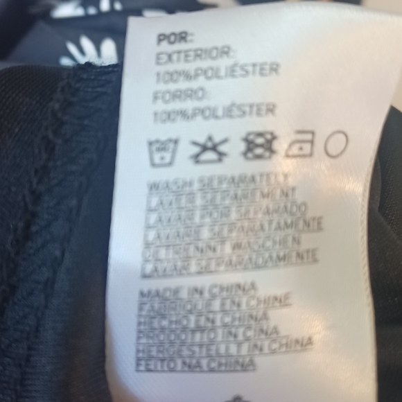 ANONYME Daisy Pleated Skirt Monica Black Yellow White Size: 4 - Picture 7 of 16